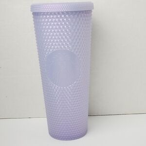 COPY - Starbucks Studded Venti Lilac Iridescent Icy Cold Cup Tumbler 24 oz NO S…